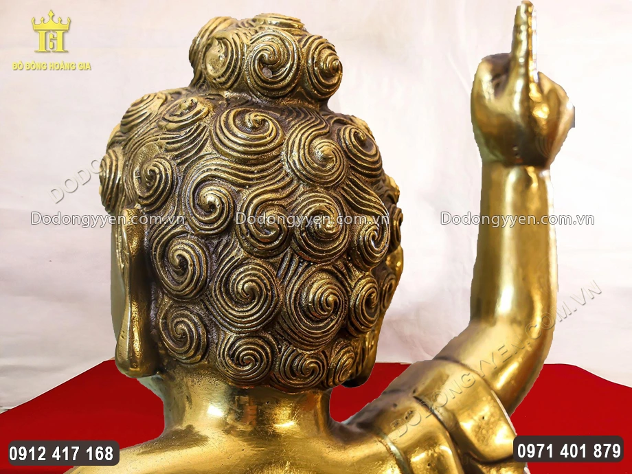 Hình ảnh phía sau đầu của Đức Phật